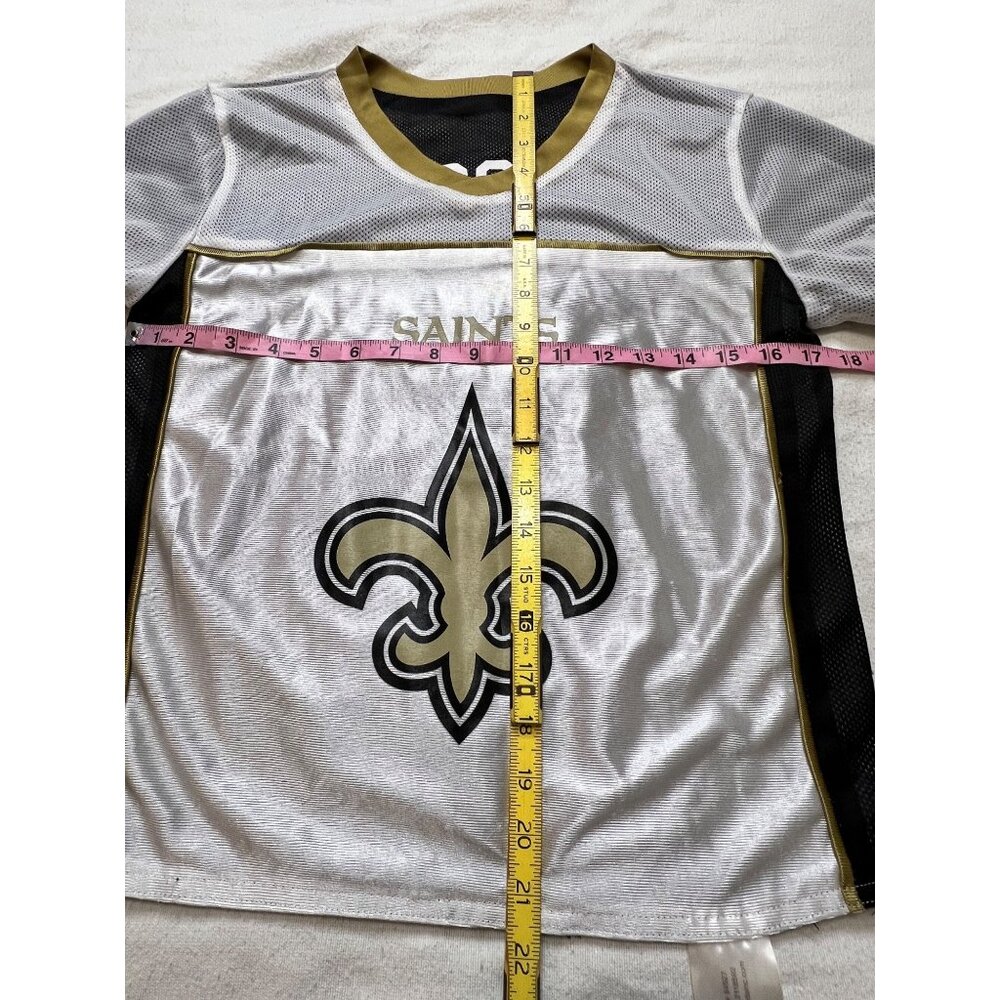 NFL Saints Wiggins Youth Medium REVERSABLE Flag Football Jersey BDA Athletic NFL - Picture 6 of 12